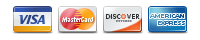 Visa, MasterCard, Discover, American Express