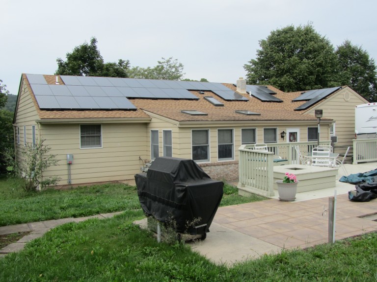 Sky Solar Solutions installed this 7.2 kW solar panel system in East Greenville, PA