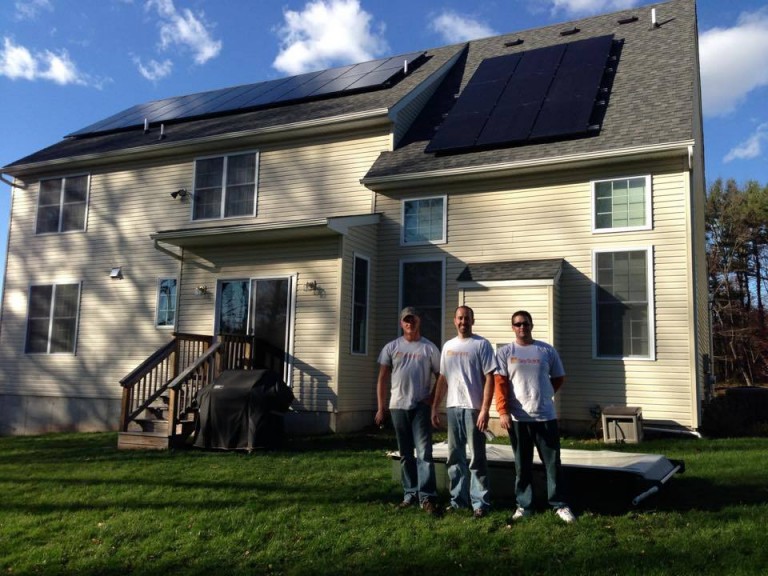 Sky Solar Solutions installed this solar PV array in Limerick, PA