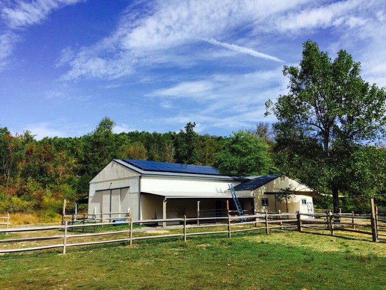 Sky Solar Solutions installed this solar panel system in Zionsville, PA