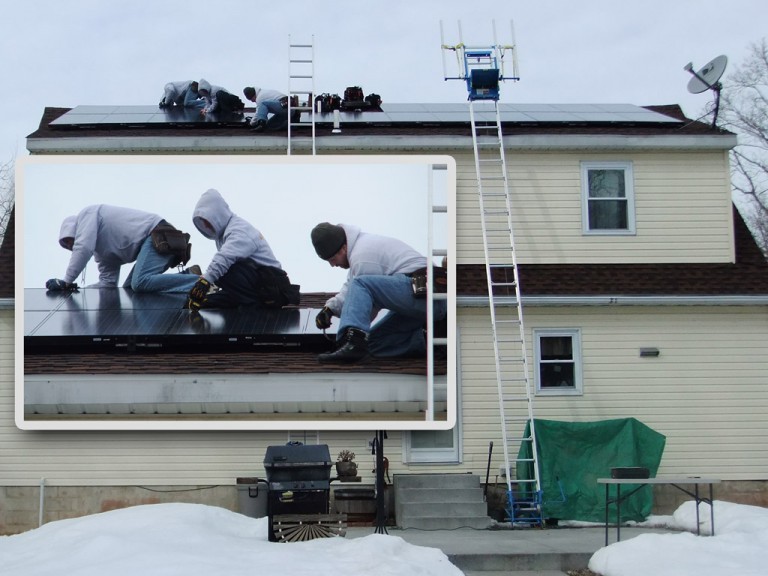 Sky Solar Solutions installed this 3.9 kW solar panel system in Pennsburg, PA